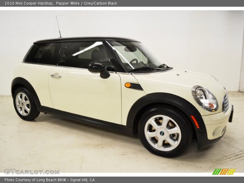 Pepper White / Grey/Carbon Black 2010 Mini Cooper Hardtop