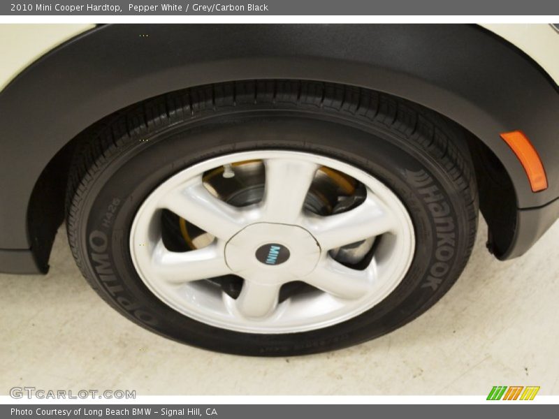 Pepper White / Grey/Carbon Black 2010 Mini Cooper Hardtop