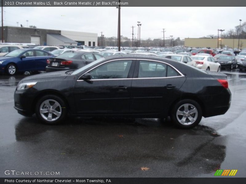 Black Granite Metallic / Jet Black/Titanium 2013 Chevrolet Malibu LS