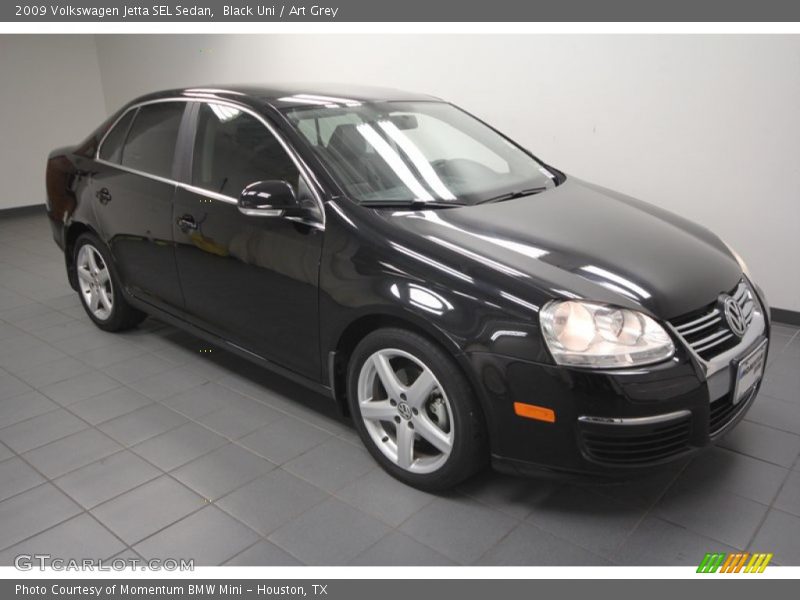 Black Uni / Art Grey 2009 Volkswagen Jetta SEL Sedan