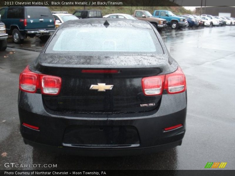 Black Granite Metallic / Jet Black/Titanium 2013 Chevrolet Malibu LS