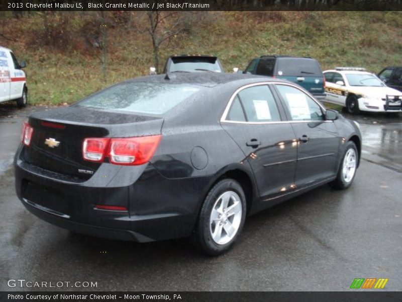 Black Granite Metallic / Jet Black/Titanium 2013 Chevrolet Malibu LS