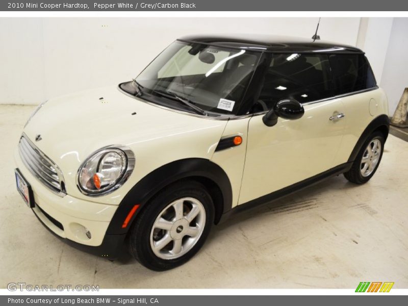 Pepper White / Grey/Carbon Black 2010 Mini Cooper Hardtop
