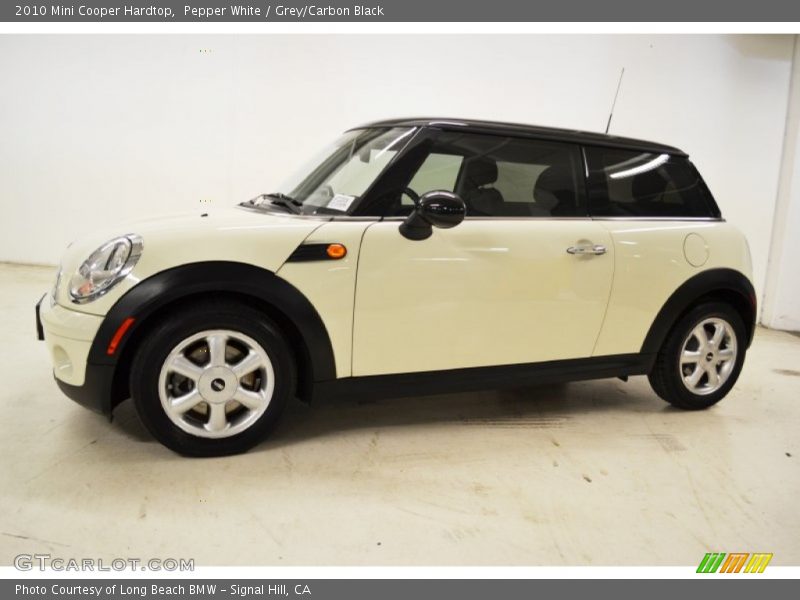 Pepper White / Grey/Carbon Black 2010 Mini Cooper Hardtop