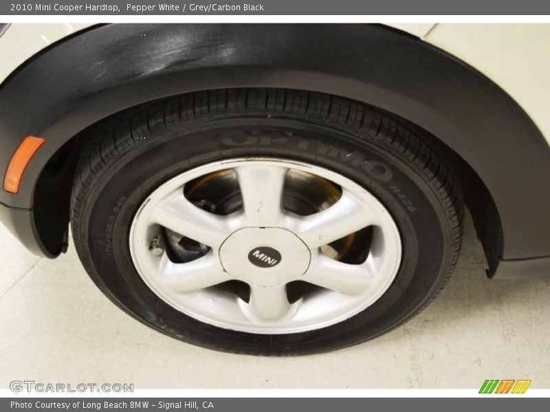 Pepper White / Grey/Carbon Black 2010 Mini Cooper Hardtop