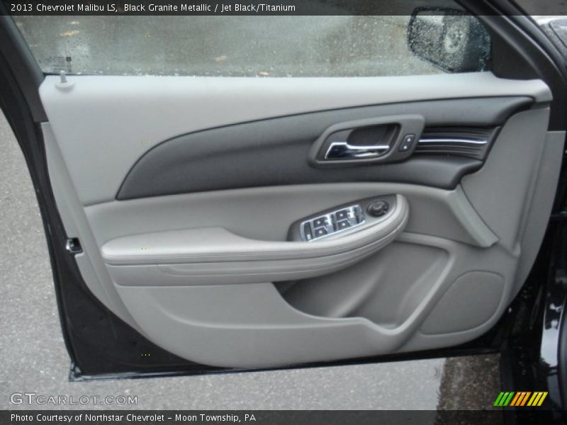 Black Granite Metallic / Jet Black/Titanium 2013 Chevrolet Malibu LS