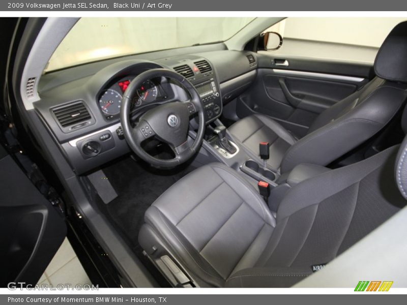 Black Uni / Art Grey 2009 Volkswagen Jetta SEL Sedan