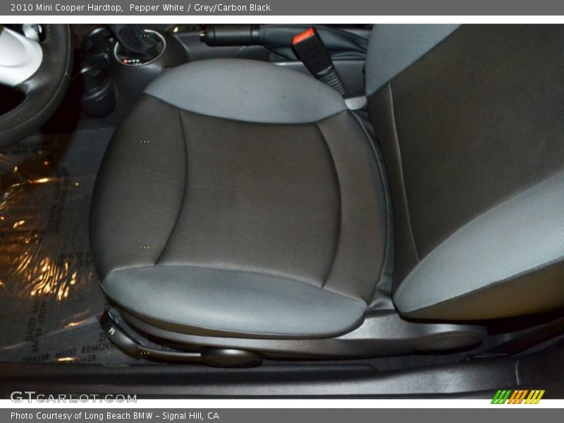 Pepper White / Grey/Carbon Black 2010 Mini Cooper Hardtop