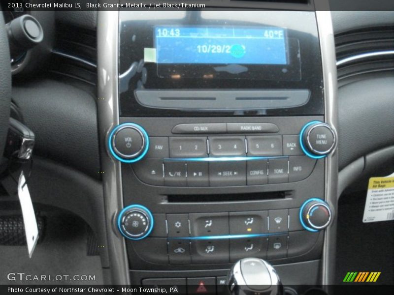Black Granite Metallic / Jet Black/Titanium 2013 Chevrolet Malibu LS