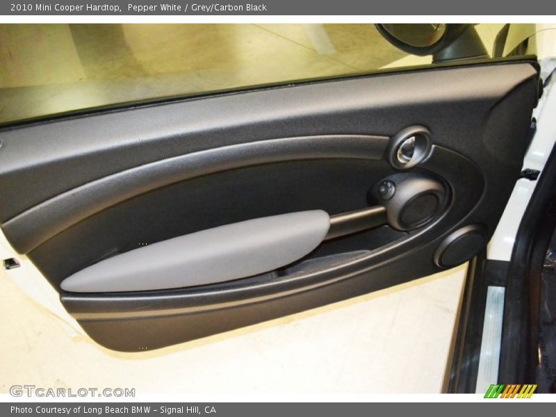 Pepper White / Grey/Carbon Black 2010 Mini Cooper Hardtop