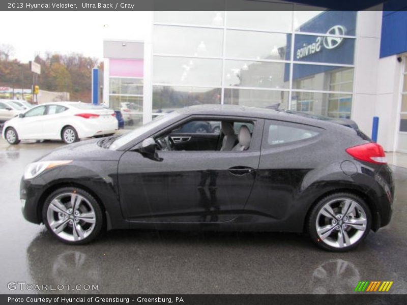 Ultra Black / Gray 2013 Hyundai Veloster