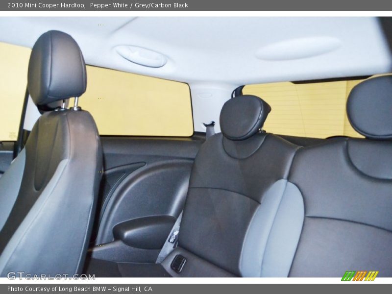 Pepper White / Grey/Carbon Black 2010 Mini Cooper Hardtop