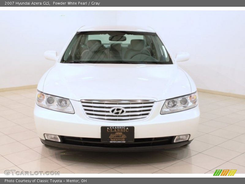 Powder White Pearl / Gray 2007 Hyundai Azera GLS