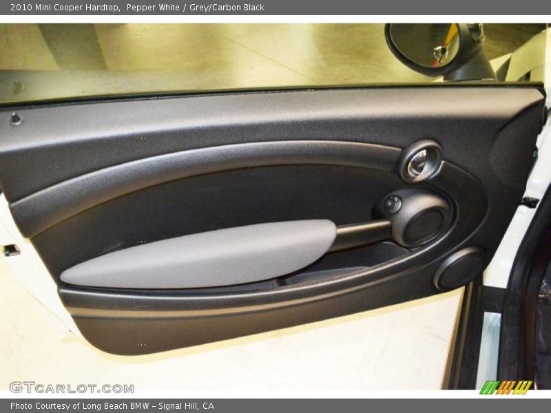 Pepper White / Grey/Carbon Black 2010 Mini Cooper Hardtop