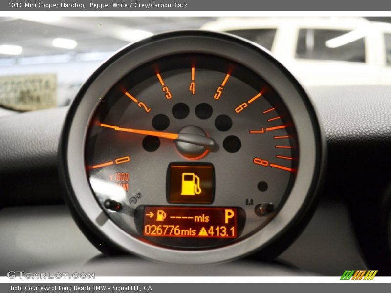 Pepper White / Grey/Carbon Black 2010 Mini Cooper Hardtop