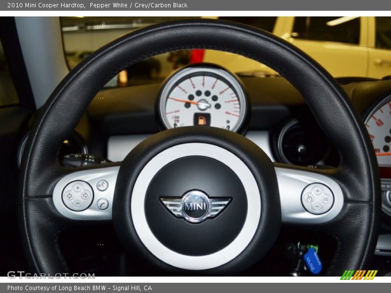Pepper White / Grey/Carbon Black 2010 Mini Cooper Hardtop