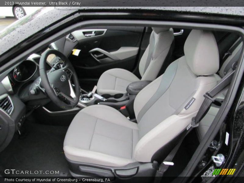 Ultra Black / Gray 2013 Hyundai Veloster