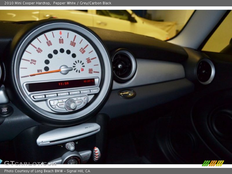 Pepper White / Grey/Carbon Black 2010 Mini Cooper Hardtop