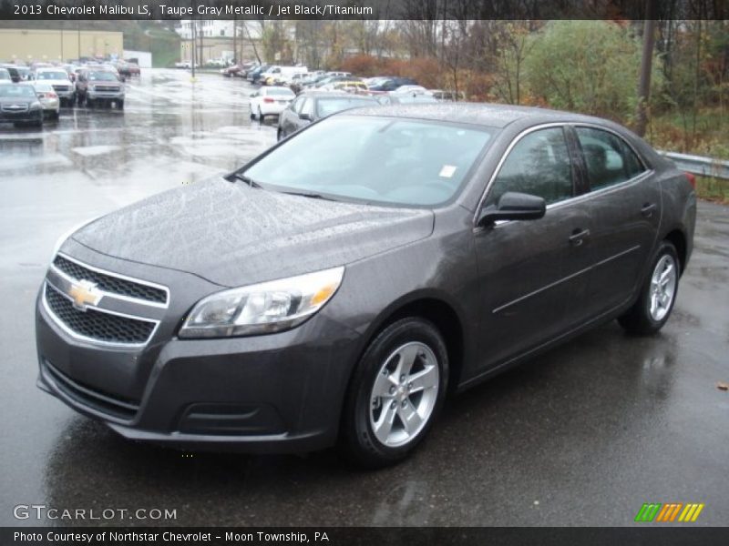 Taupe Gray Metallic / Jet Black/Titanium 2013 Chevrolet Malibu LS