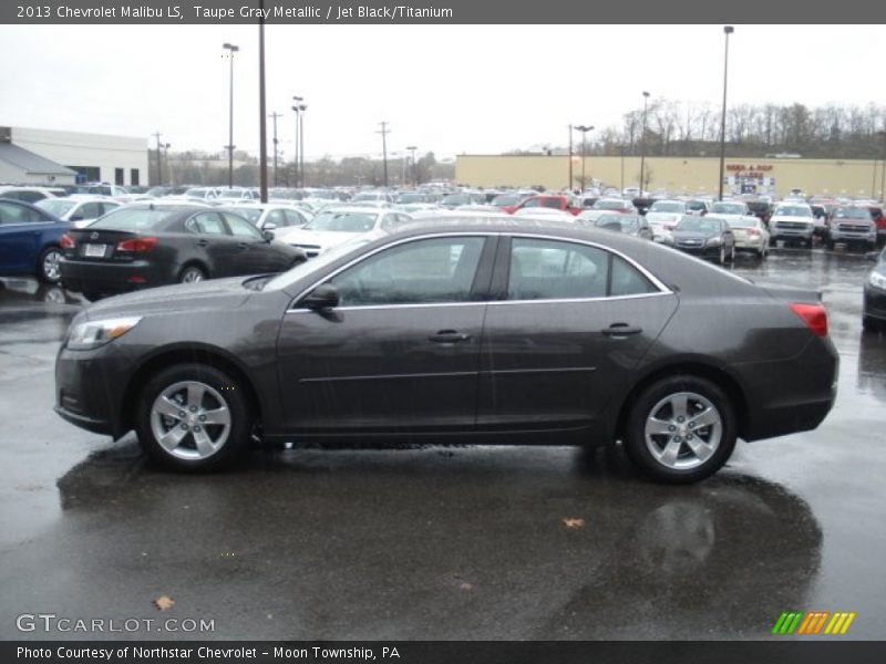 Taupe Gray Metallic / Jet Black/Titanium 2013 Chevrolet Malibu LS