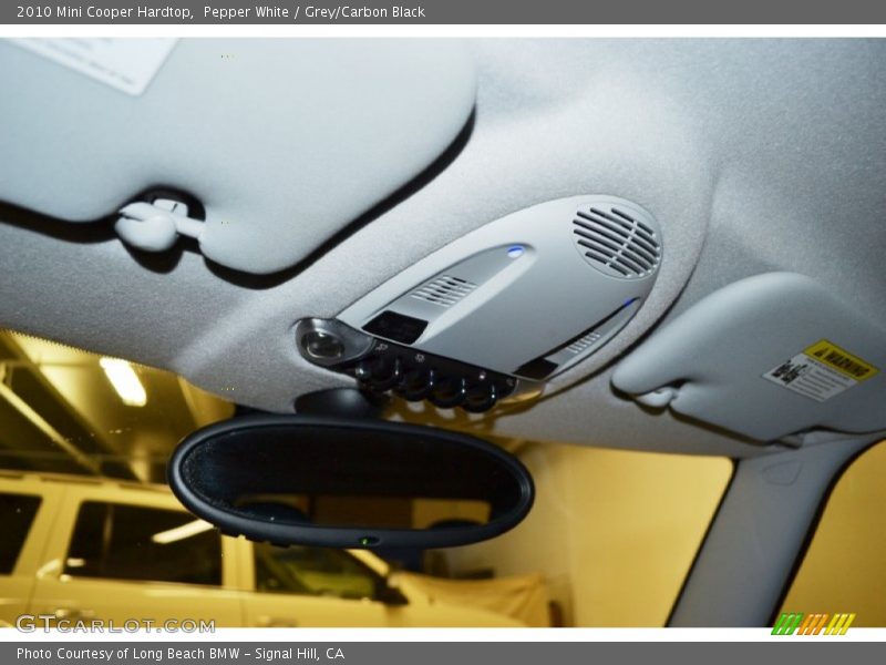 Pepper White / Grey/Carbon Black 2010 Mini Cooper Hardtop