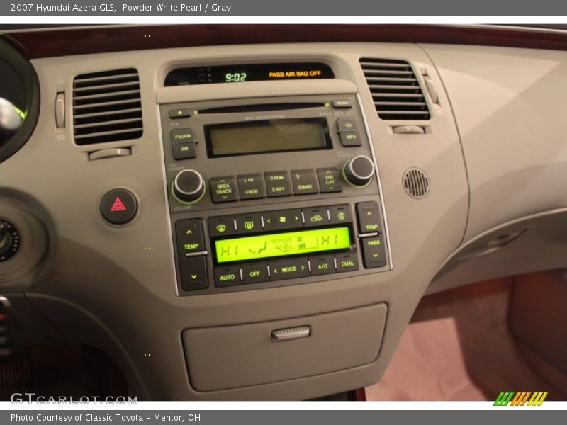 Controls of 2007 Azera GLS