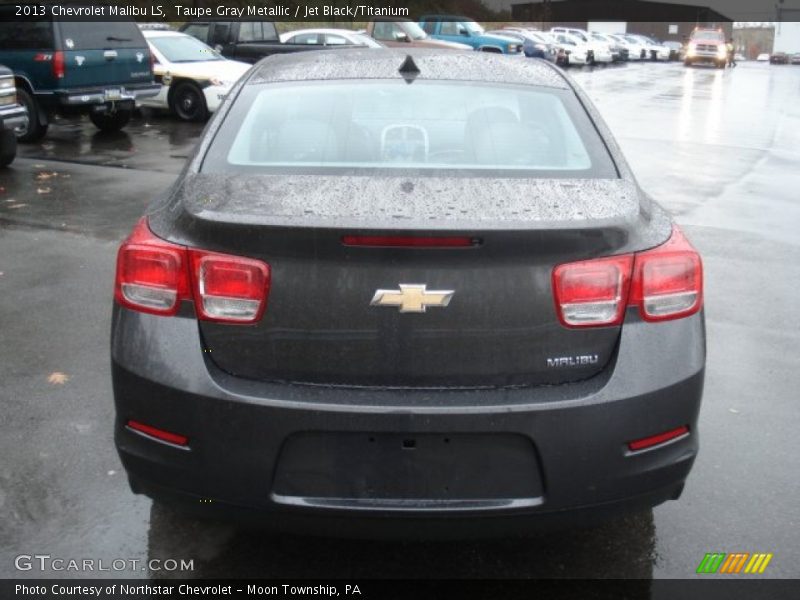 Taupe Gray Metallic / Jet Black/Titanium 2013 Chevrolet Malibu LS