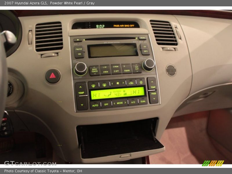 Controls of 2007 Azera GLS