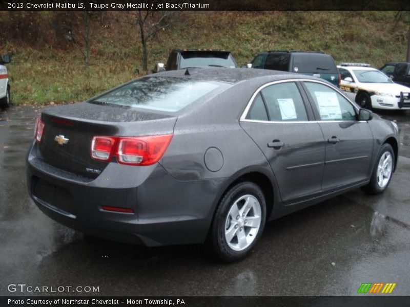 Taupe Gray Metallic / Jet Black/Titanium 2013 Chevrolet Malibu LS