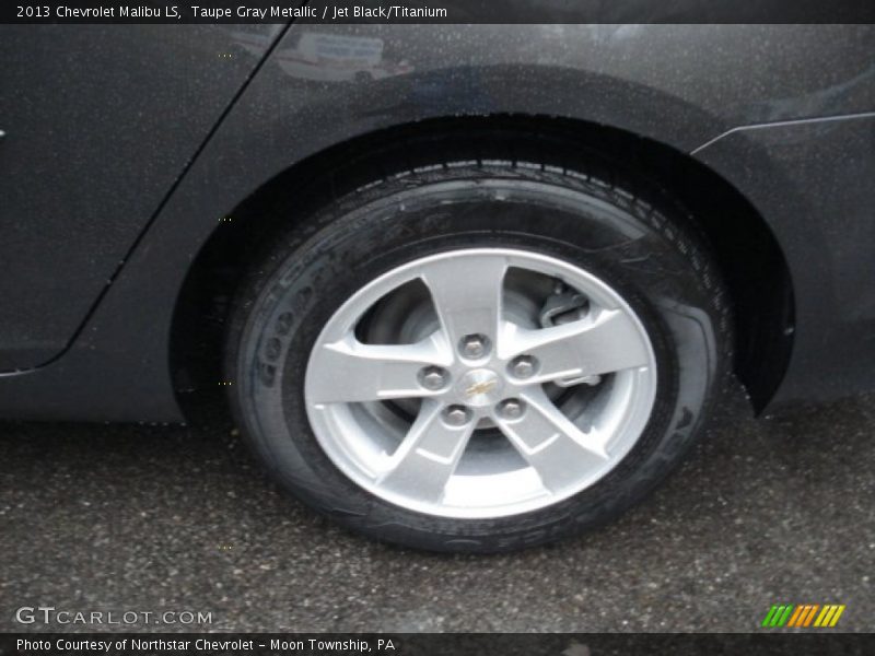 Taupe Gray Metallic / Jet Black/Titanium 2013 Chevrolet Malibu LS