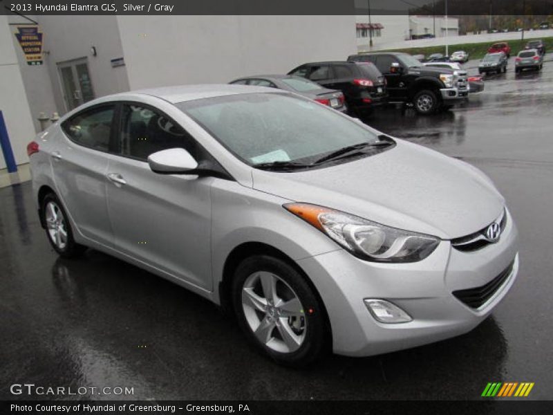 Silver / Gray 2013 Hyundai Elantra GLS