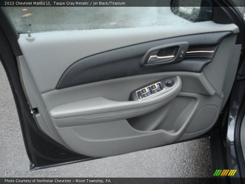 Taupe Gray Metallic / Jet Black/Titanium 2013 Chevrolet Malibu LS