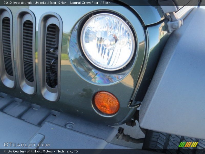 Natural Green Pearl / Black 2012 Jeep Wrangler Unlimited Sport S 4x4