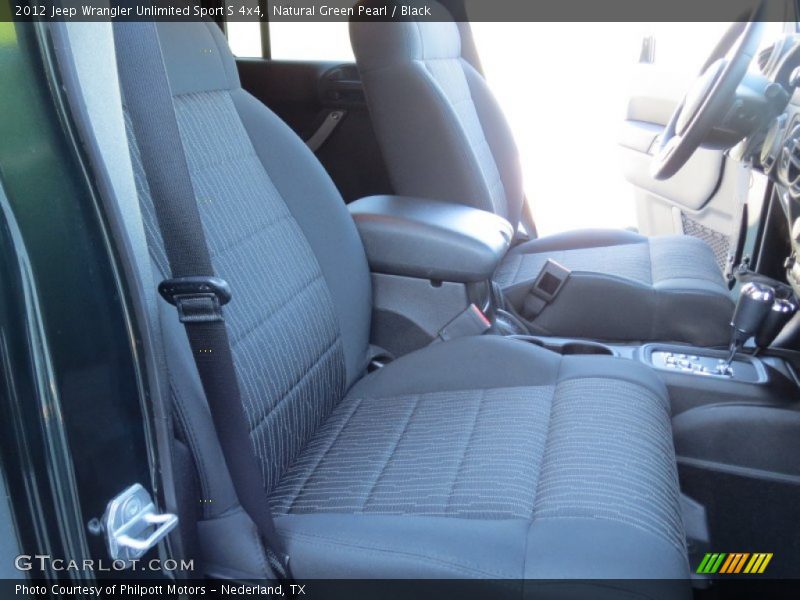 Natural Green Pearl / Black 2012 Jeep Wrangler Unlimited Sport S 4x4