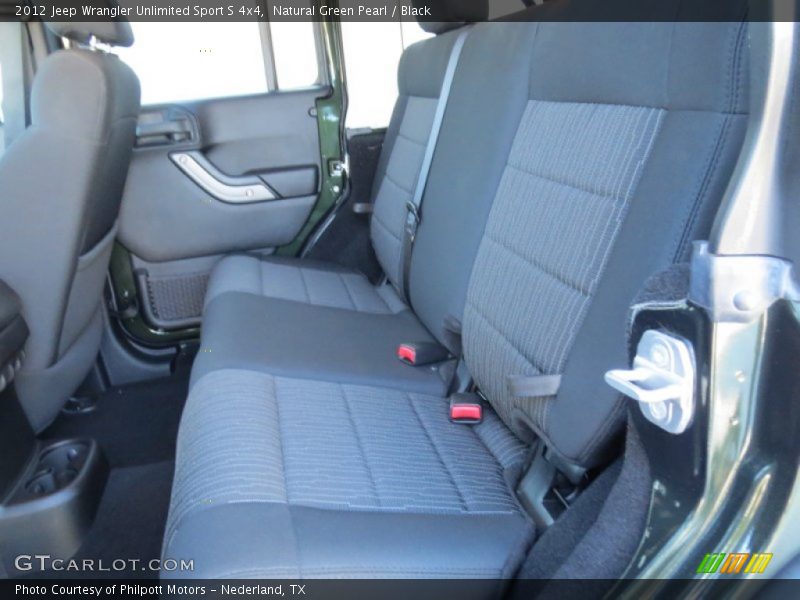 Natural Green Pearl / Black 2012 Jeep Wrangler Unlimited Sport S 4x4