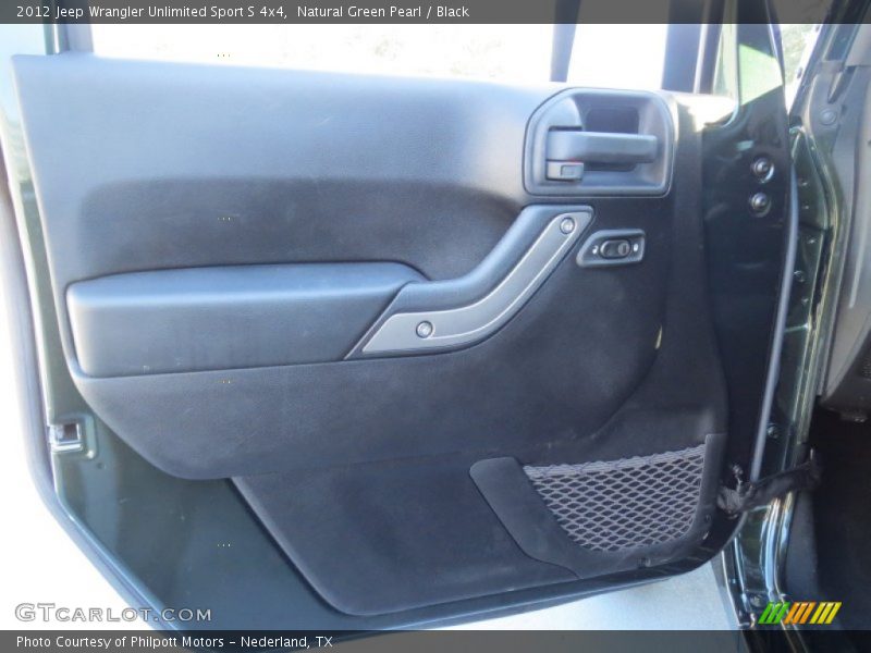 Natural Green Pearl / Black 2012 Jeep Wrangler Unlimited Sport S 4x4