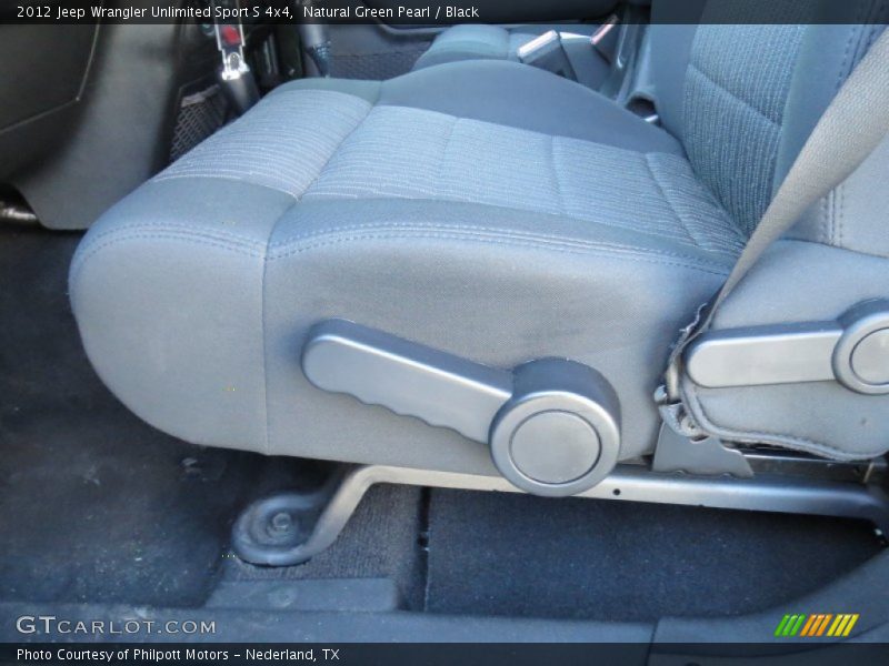 Natural Green Pearl / Black 2012 Jeep Wrangler Unlimited Sport S 4x4
