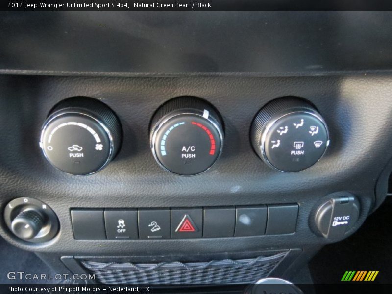 Natural Green Pearl / Black 2012 Jeep Wrangler Unlimited Sport S 4x4