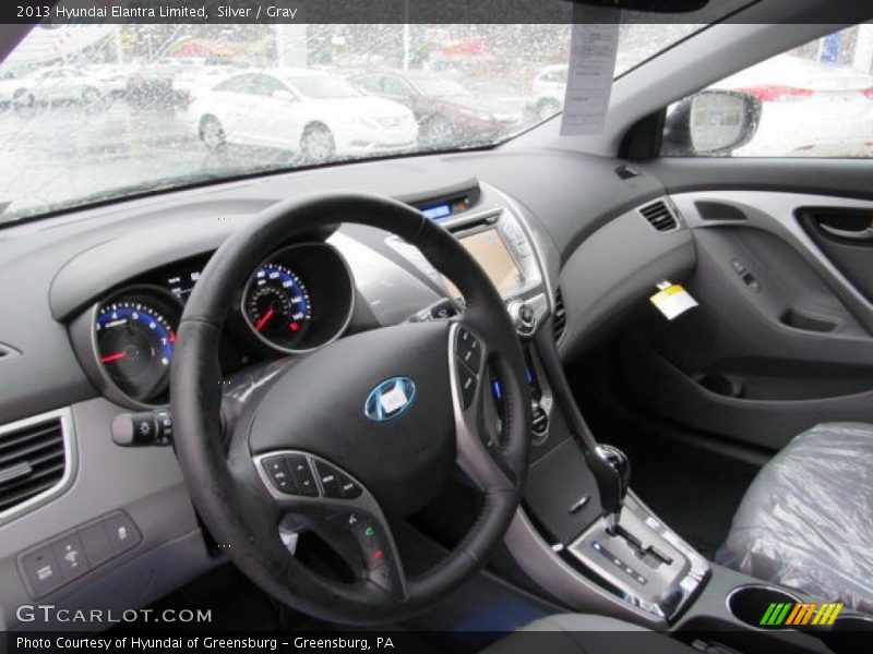Silver / Gray 2013 Hyundai Elantra Limited