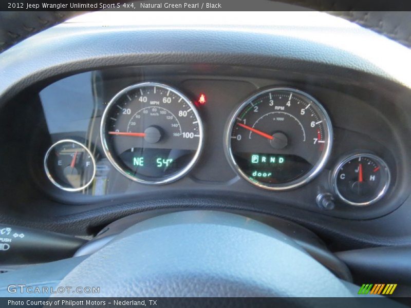 Natural Green Pearl / Black 2012 Jeep Wrangler Unlimited Sport S 4x4