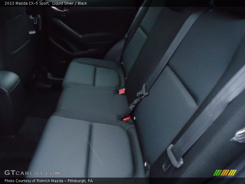 Liquid Silver / Black 2013 Mazda CX-5 Sport