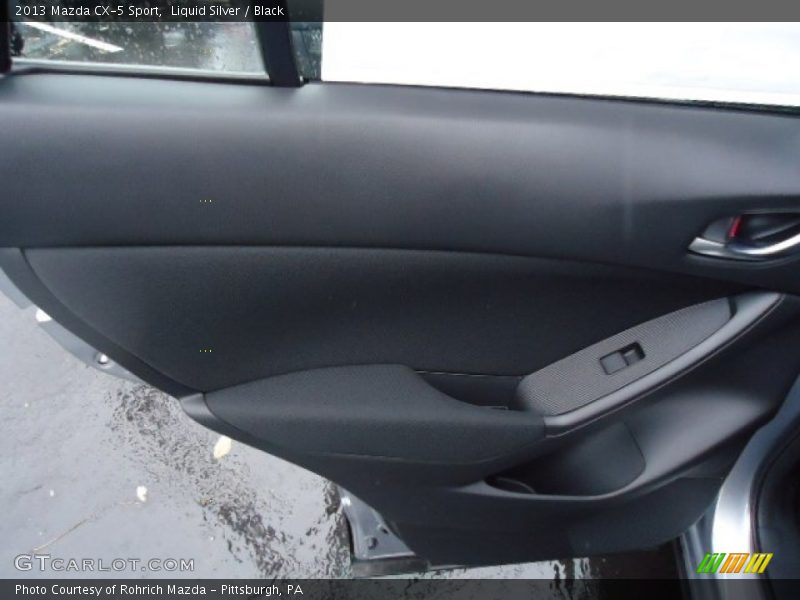 Liquid Silver / Black 2013 Mazda CX-5 Sport