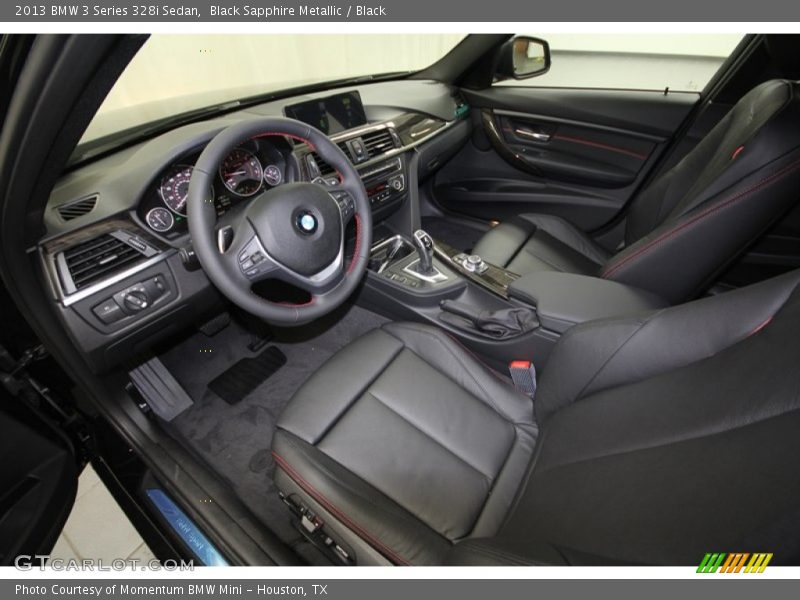  2013 3 Series 328i Sedan Black Interior