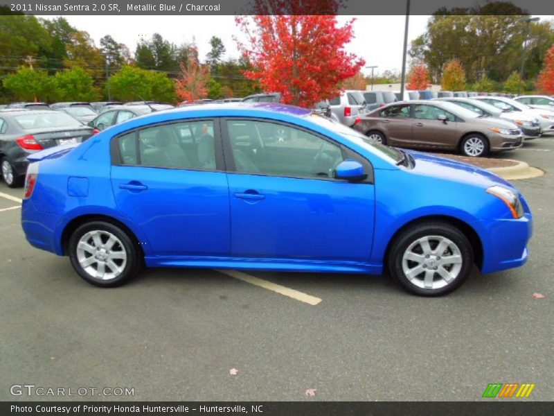 Metallic Blue / Charcoal 2011 Nissan Sentra 2.0 SR