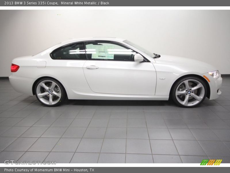 Mineral White Metallic / Black 2013 BMW 3 Series 335i Coupe