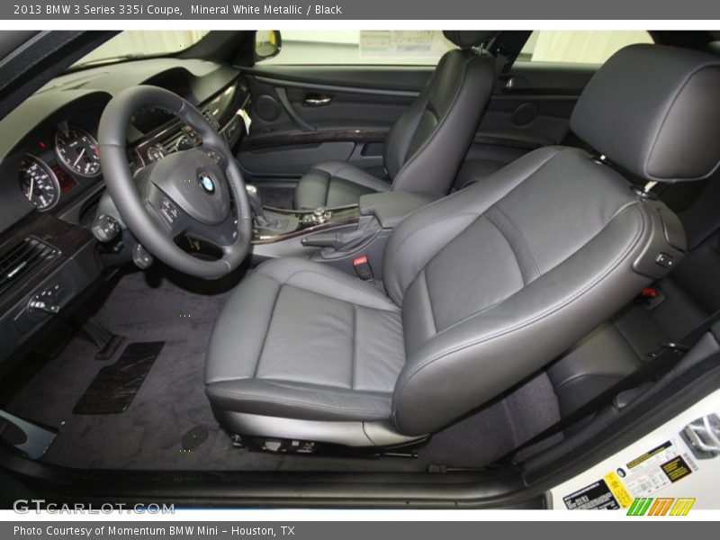 Mineral White Metallic / Black 2013 BMW 3 Series 335i Coupe