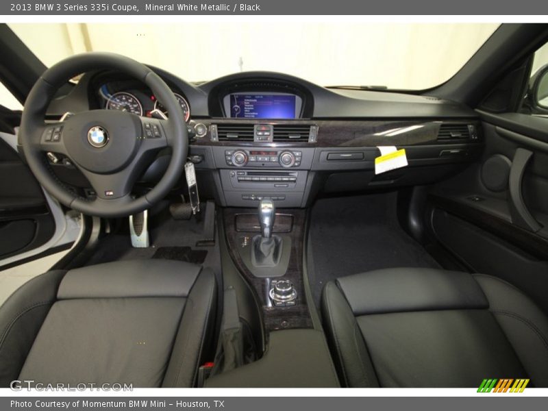 Mineral White Metallic / Black 2013 BMW 3 Series 335i Coupe