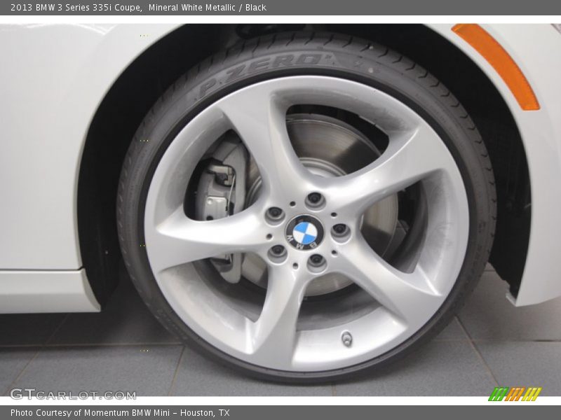 Mineral White Metallic / Black 2013 BMW 3 Series 335i Coupe