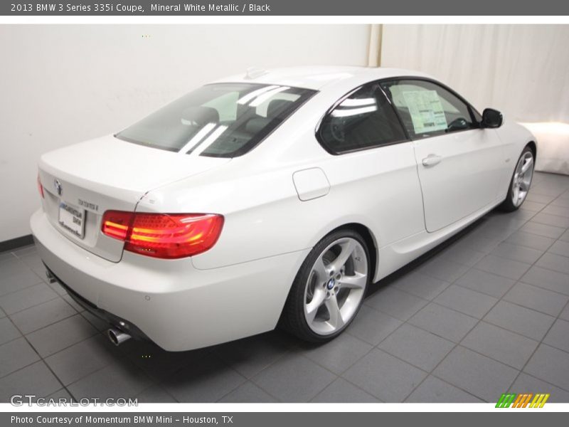Mineral White Metallic / Black 2013 BMW 3 Series 335i Coupe