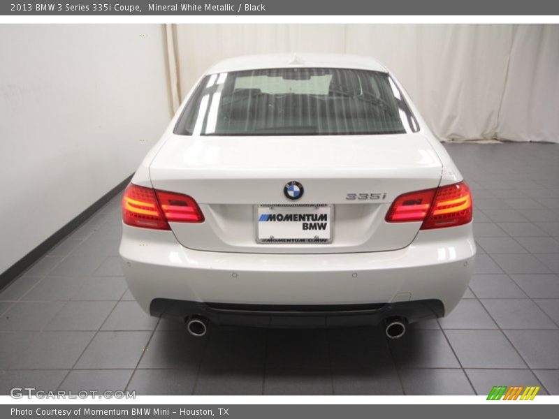 Mineral White Metallic / Black 2013 BMW 3 Series 335i Coupe
